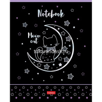 Тетрадь А5 48л клетка "Серебряный сон" на скобе 3D фольга матовая ламинация 5 дизайнов от магазина "Карандаш"