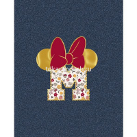 Тетрадь А5 48л клетка "Минни Маус" на скобе 3D фольга матовая ламинация 5 дизайнов 060949 от магазина "Карандаш"