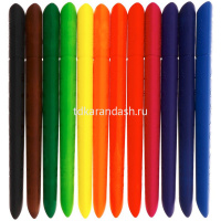 Карандаши 12 цветов "Color'Peps Infinity" трехгранные пластиковые, ударопрочный грифель, картон от магазина "Карандаш"