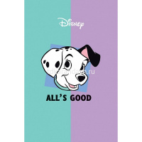 Блокнот А7 48л "Далматинцы" клетка, склейка, 3-х цветный блок, 5 дизайнов 48Б7В1к от магазина "Карандаш"