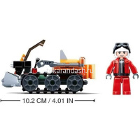 Конструктор "Снегоуборщик" 82 детали 19х14х5см пластик (фигурка 10,2см) 38-0950 от магазина "Карандаш"