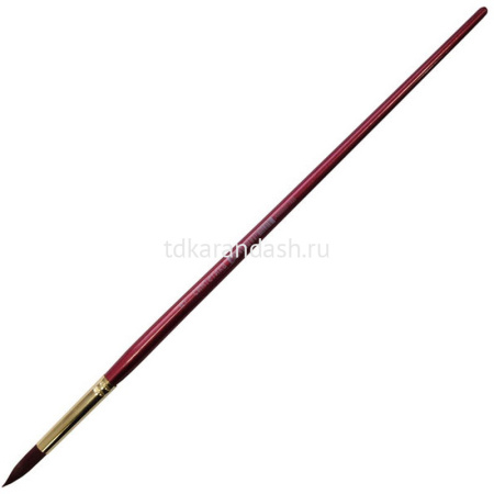 Кисть синтетика круглая №5 длинная ручка S9#5