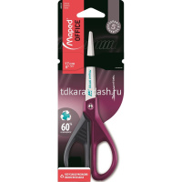 Ножницы 17см "Essentials Green Deco" сталь, ручки пластик, эргономичные, цвет ассорти 468002 от магазина "Карандаш"