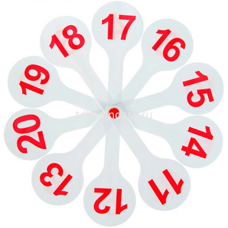 Касса веер цифры от 0 до 9 ВK10 от магазина "Карандаш"