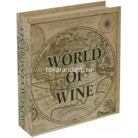 Набор сомелье (футляр-книга, штопор, кольцо, дозатор, нож) 14,5х4х16,5см, 2 вида 766463 от магазина "Карандаш"