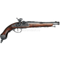Пистоли дуэльные 38см 2шт. "Брешиа" 40х25х7см металл, дерево DE-1013-2-G от магазина "Карандаш"