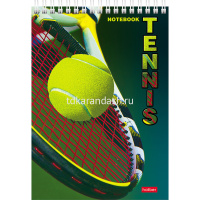 Блокнот А5 80л "Sport" клетка, на спирали, 3D лак матовая ламинация, 2 дизайна 061517 от магазина "Карандаш"