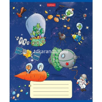 Тетрадь А5 18л клетка "Космическое приключение" на скобе 5 дизайнов 18Т5В1/067621 от магазина "Карандаш"