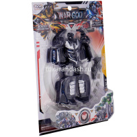 Трансформер "Бог войны. Черный" 15см пластик, в блистере 8228-R21 от магазина "Карандаш"