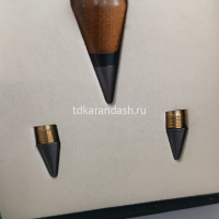 Карандаш вечный чернографитный l-153мм, d-12мм, 2 сменных грифеля, деревянный корпус 11769-24 от магазина "Карандаш"