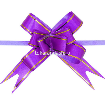 Бант-бабочка 9см 1шт фиолетовый 586фиол