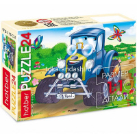 Пазлы 24 эл. "Тачки" 13х17,5см 4 вида 24ПЗ5/068997 от магазина "Карандаш"