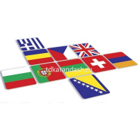 Игра настольная "Флагомино. Европа" 21х11см (54 карточки, справочник) 952073 от магазина "Карандаш"