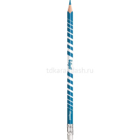 Карандаши 24 цвета "Color'Peps Oops" трехгранные пластиковые, с ластиком, картон 832824 от магазина "Карандаш"