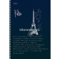 Тетрадь А4 96л клетка "Блеск столиц" на спирали тиснение фольгой 4 дизайна 96Т4фВ1гр/066230 от магазина "Карандаш"
