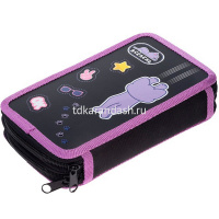 Пенал "Всё лень" 19х11х5см, прямоугольный, двухстворчатый, матовая ламинация 3D лак 088900 от магазина "Карандаш"