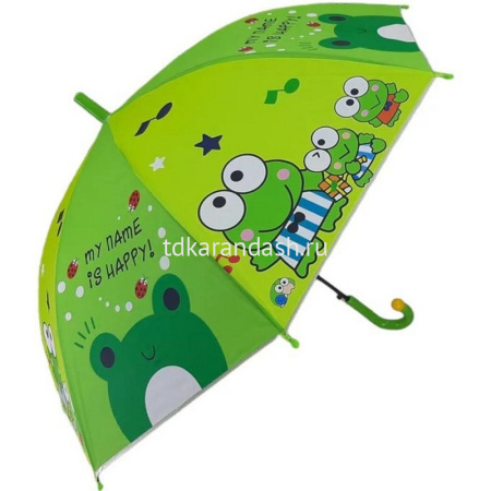 Зонт детский 65см (д.83см) 5 видов, автомат 2039-601