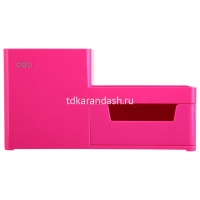 Подставка-органайзер "Rio" 17,5x9x9,2см 4 отделения, пластик, розовая EZ25140 от магазина "Карандаш"