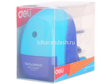 Точилка механическая 1 отв. 112х60х100мм пластик, цвет ассорти E0519 от магазина "Карандаш"