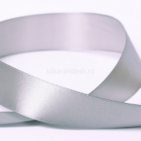 Лента упаковочная атласная 2,5см х 5,4м серая №059 AL-25P от магазина "Карандаш"