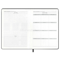 Ежедневник недатированный А5 "Escalada" 240стр., черный, искусственная кожа "Сариф" 70619 от магазина "Карандаш"