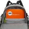 Рюкзак-сумка 29х37,5х15см, 630гр, 2 отделения, 4 кармана, серый RD-546-2/3 от магазина "Карандаш"