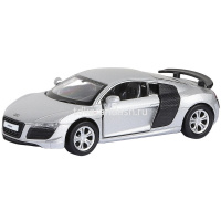 Картинка Машина "Audi R8 GT" серебро, инерционная, металл 17,5см (свет, звук, откр.двери) JB1200138 от магазина "Карандаш" Машина "Audi R8 GT" серебро, инерционная, металл 17,5см (свет, звук, откр.двери) JB1200138 от магазина "Карандаш"