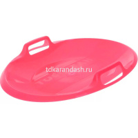 Санки-ледянки 56х44см "Тобоган" с ручками, пластик, 3 цвета УТМ01375550 от магазина "Карандаш"