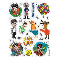 Наклейки "Влад А4. Выпуск №2" А6 11,5х15см 4 листа в пакете с европодвесом 4Н6н/091211 от магазина "Карандаш"