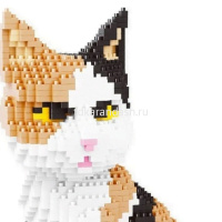 Конструктор 3D "Котик" 1300 деталей 30х20х12см пластик 16036BA от магазина "Карандаш"