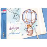 Альбом для рисования А4 48л "Пушистое счастье" на спирали, перфорация на отрыв, 5 дизайнов 062557 от магазина "Карандаш"