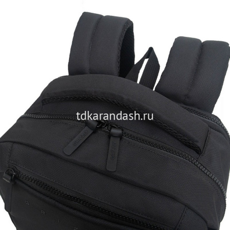 Рюкзак 29х41,5х18см, 740гр, 2 отделения, 2 кармана, черный световозвращающий RU-534-1/1 от магазина "Карандаш"