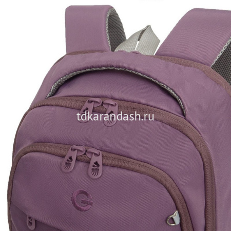 Рюкзак 29х40х18см, 600гр, 2 отделения, 4 кармана, фиолетовый RD-540-2/1 от магазина "Карандаш"