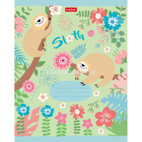 Тетрадь А5 24л клетка "Ленивец" на скобе 5 дизайнов 24Т5В1/059754 от магазина "Карандаш"