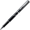 Ручка РЧ "Sterling" 0,7мм синяя, корпус черный/серебро, металл, в футляре K611A-LR7