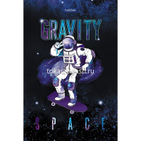 Блокнот А6 40л "Premium.Моя галактика" клетка гляневая ламинация, склейка, 3 дизайна 077047 от магазина "Карандаш"