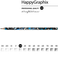 Карандаш чернографитный "Happy Graphix. Сказочные животные. Динозаврики" НВ 21-0030/64 от магазина "Карандаш"