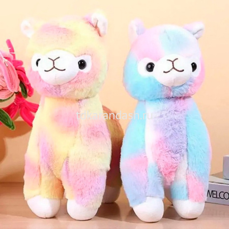 Лама 35см разноцветная, 2 вида FM6619 от магазина "Карандаш"