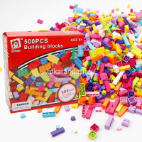 Конструктор блочный 500 деталей, пластик X501/1991575 от магазина "Карандаш"