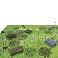 Модель "Великая Отечественная. Танковый бой" 4 игровых поля, 6 танков, аксессуары 6221 от магазина "Карандаш"