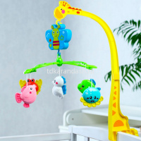 Подвеска на кроватку "Морские обитатели" 44 х 32см, пластик (звук) Y7522-18 от магазина "Карандаш"