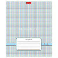 Тетрадь А5 24л клетка "Шотландка" на скобе 5 дизайнов 24Т5В1/052339 от магазина "Карандаш"