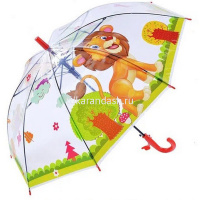 Зонт детский 65см (д.83см) 6 видов, автомат, со свистком 2039-593 от магазина "Карандаш"