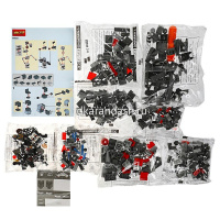 Конструктор "Супергерои" 403 детали 28х35х6см пластик (1 фигурка, оружие стреляет) 60022-CY от магазина "Карандаш"