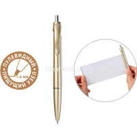 Ручка шариковая "Шпаргалка. Золото" 1,0мм синяя, автомат, круглый корпус M-15608-70 от магазина "Карандаш"