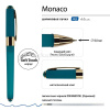 Ручка шариковая "Monaco" 0,5мм синяя, корпус морская волна, в голубой коробке 20-0125/247 от магазина "Карандаш"
