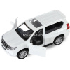 Машина "Land Cruiser Prado" белая, инерционная, металл 17,5см (свет, звук, откр.двери) JB1251023 от магазина "Карандаш"