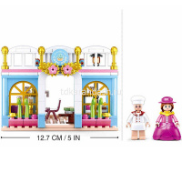 Конструктор "Розовая мечта. Кондитерская" 199 деталей 28х24х6см пластик M38-B0873 от магазина "Карандаш"