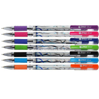 Ручка шариковая "Wind" 0,7мм синяя, резиновый грип, длина стержня 141мм, ассорти 81077 от магазина "Карандаш"