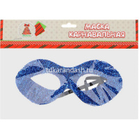 Маска карнавальная 16х17,5см цвет ассорти пвх/полиэстер 342-101 от магазина "Карандаш"